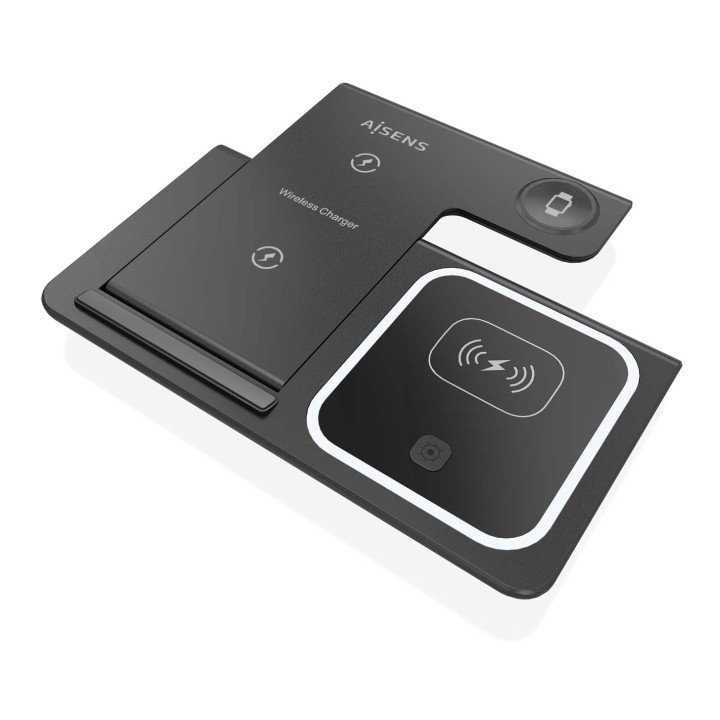 Base AISENS carga Inalámbrica 15W (ASCH-15W3WC043-BK)