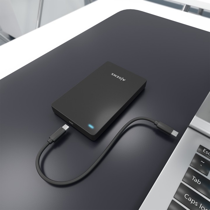Caja Externa AISENS 2.5" SATA USB-C Negra (ASE-2542B)
