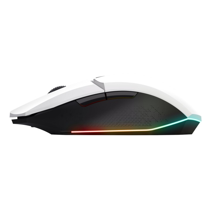 Kit Trust GTX794 Tecl/Ratón/Alfombrilla Blanco (25233)