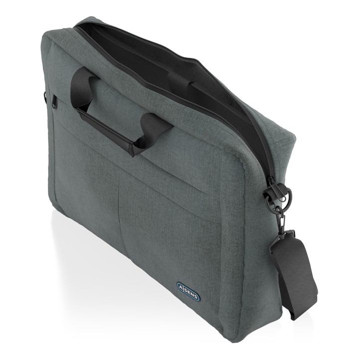 Maletín AISENS Poliéster 15.6" Gris (ASBG-BC025-GR)