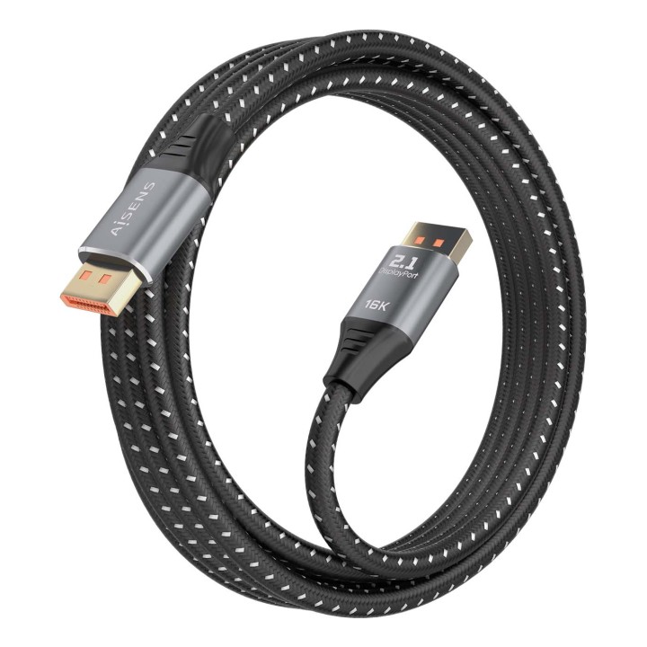 Cable AISENS DP 2.1 16K/M a DP/M 2m Negro (A158-0903)