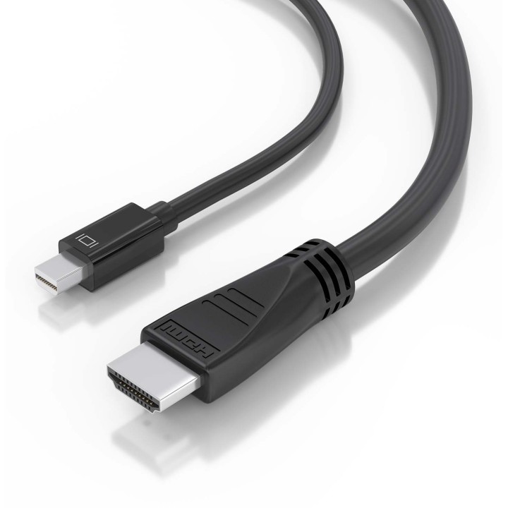 Conversor AISENS MiniDP/M a HDMI/M 5m Negro (A125-0890)