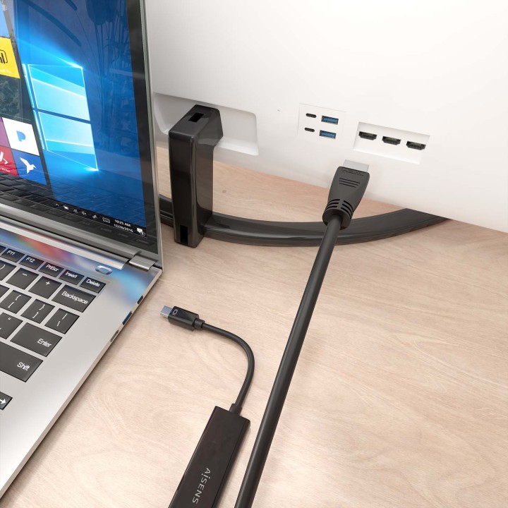 Conversor AISENS MiniDP/M a HDMI/M 5m Negro (A125-0890)