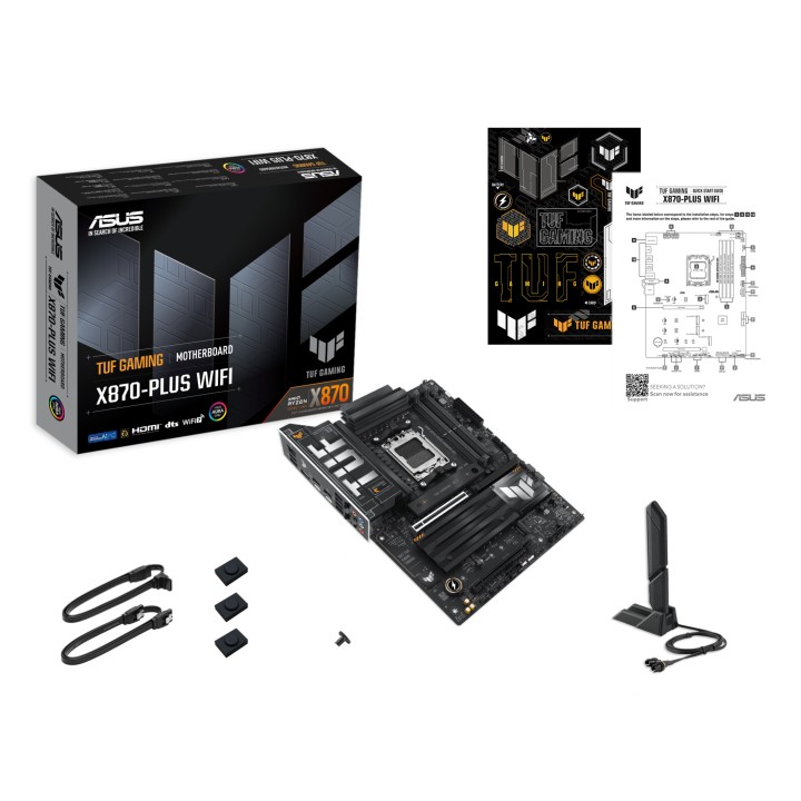 ASUS TUF GAMING X870-PLUS WIFI: (AM5) 4XDDR5 HDMI ATX