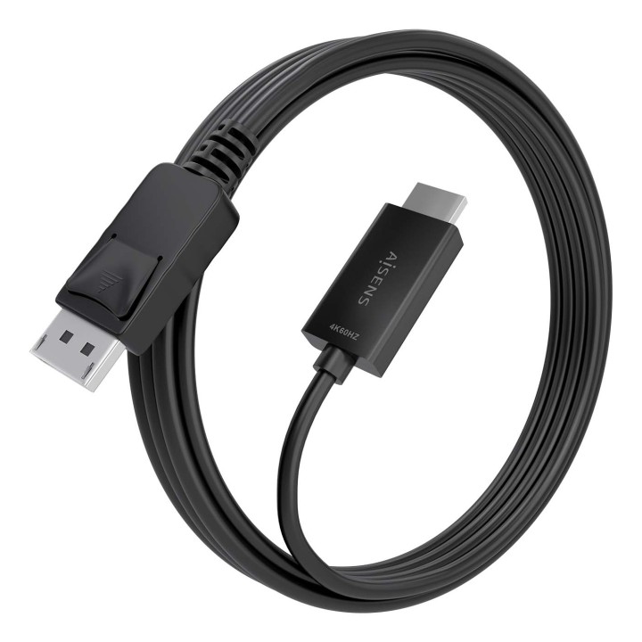 Cable AISENS DP/M a HDMI/M 3m Negro (A125-0895)
