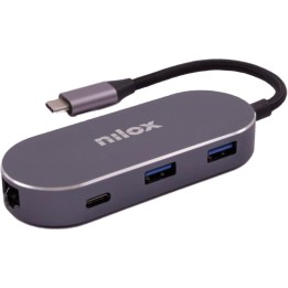 Docking NILOX USB-C a 3xUSB-A/HDMI/RJ45 (NXDSUSBC02)