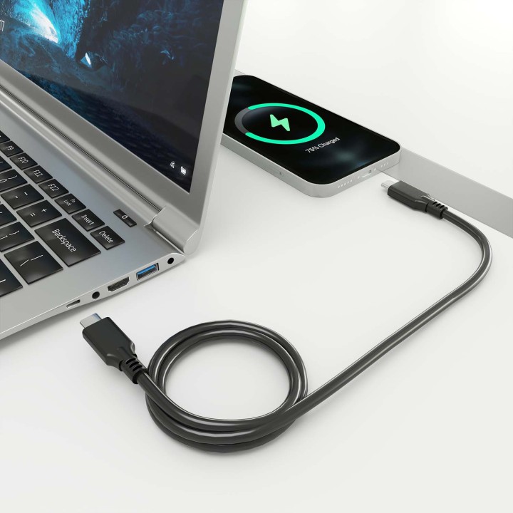 Cable AISENS USB-C/M a USB-C/M 3m Negro (A107-0874)