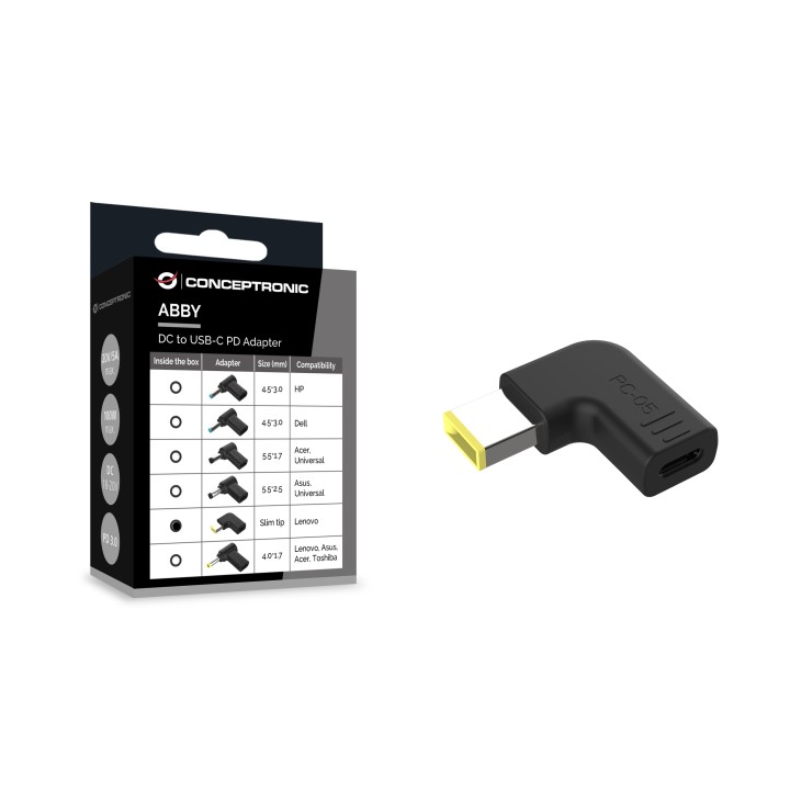 Adaptador CONCEPTRONIC USB-C a DC Lenovo (ABBY15PC05)