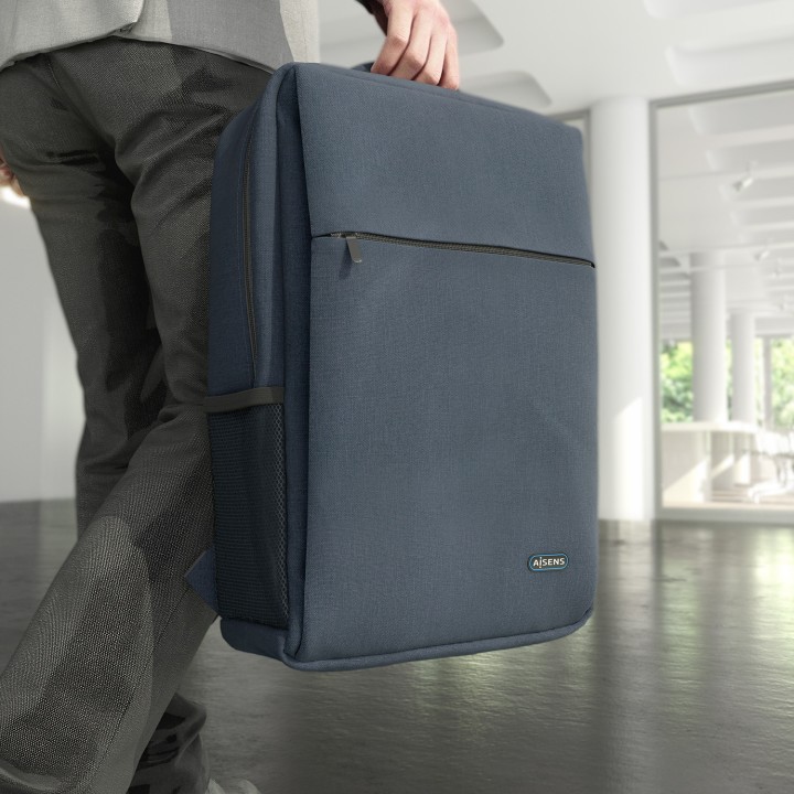 Mochila AISENS 17" Poliéster Azul (ASBG-BP082-BL)