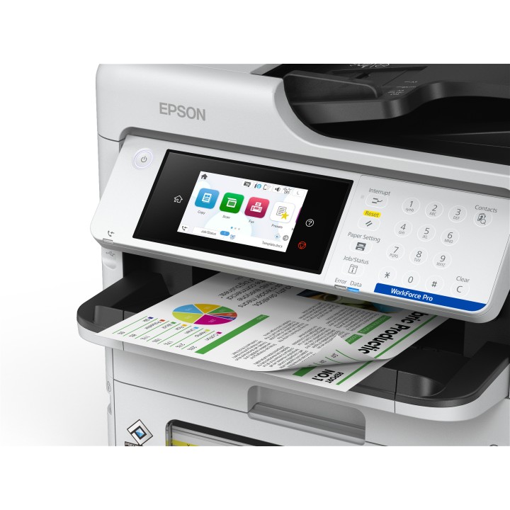 Multif Epson EM-C800RDWF A4 Color Blanca (C11CK19401)