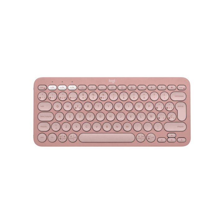 Teclado LOGITECH K380s BT Rosa (920-011829)