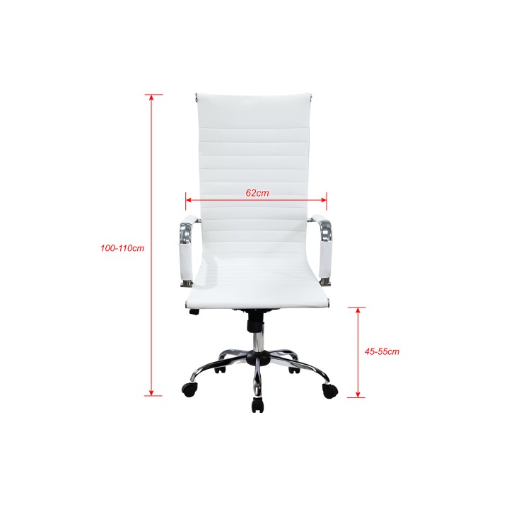 Silla de Oficina EQUIP Respaldo Alto Blanco (651017)