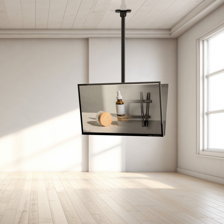 Soporte Techo TOOQ 43?-86? Gira/Inc (LPCE2286TSLI-XL-B)