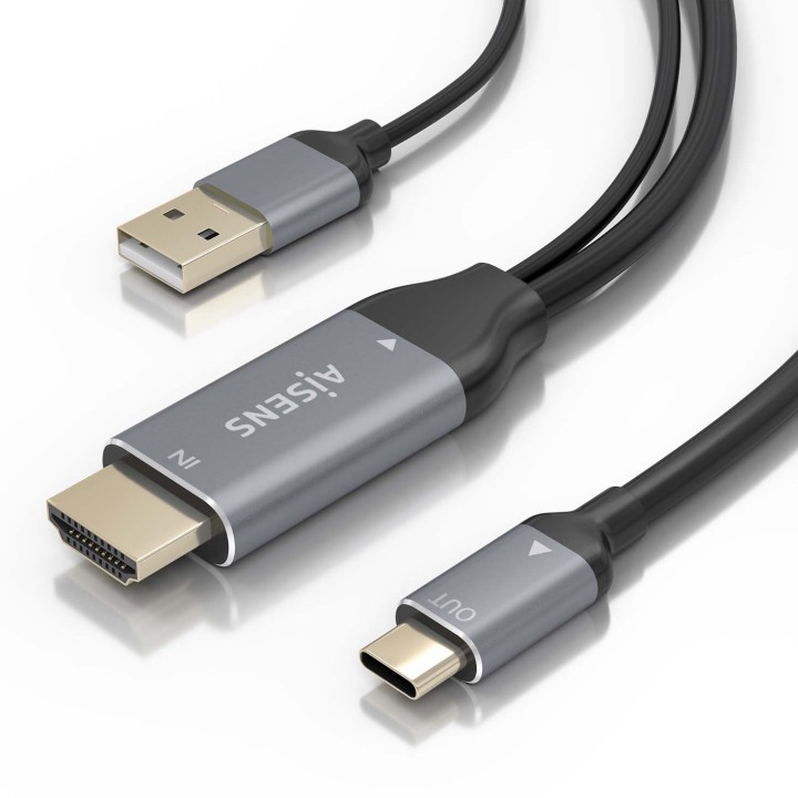 Conversor AISENS HDMI 2.0/USB-A/M a USB-C/M (A109-0871)