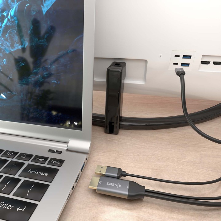 Conversor AISENS HDMI 2.0/USB-A/M a USB-C/M (A109-0871)