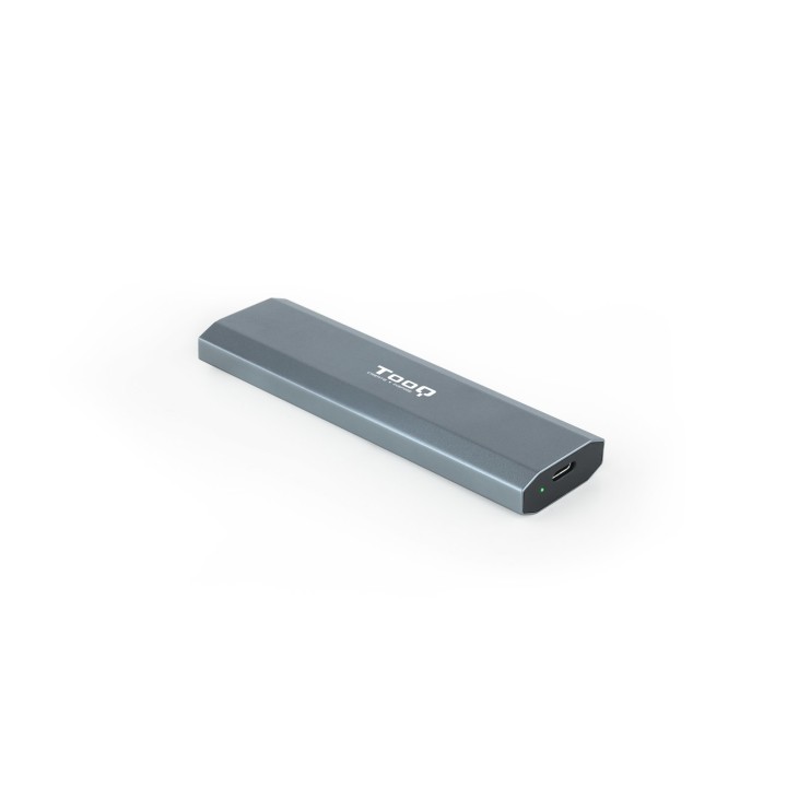 Caja TooQ SSD M.2/PCIe USB-C 3.0 Gris (TQE-2223G)