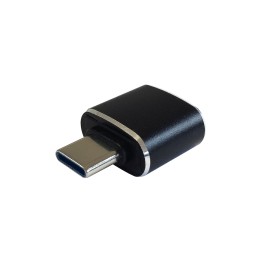 Adaptador AISENS USB-C/M a USB-A/H Negro (A108-0369)