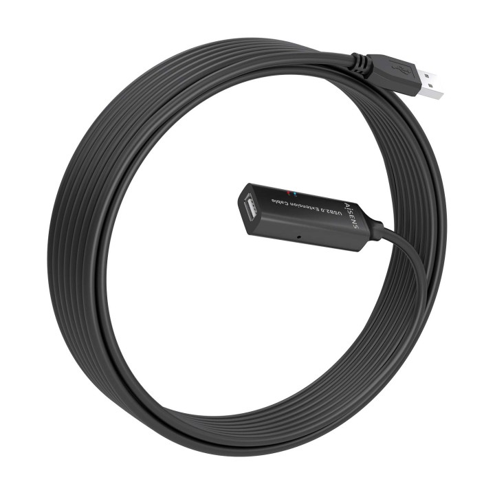 Cable AISENS USB/M a USB /H 10m Negro (A101-0915)