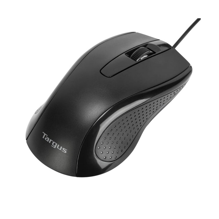 Ratón TARGUS Óptico USB-A 1000dpi Negro (AMU81AMGL)