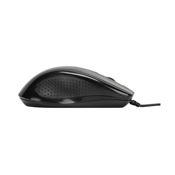 Ratón TARGUS Óptico USB-A 1000dpi Negro (AMU81AMGL)
