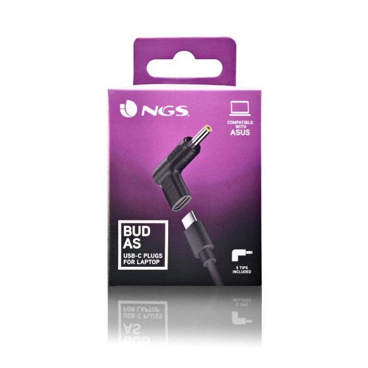 Clavijas NGS Portátil Asus USB-C a BUD-AS/ DC (BUD-AS)