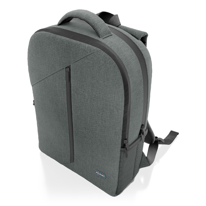 Mochila AISENS Poliéster 15.6" Gris (ASBG-BP084-GR)