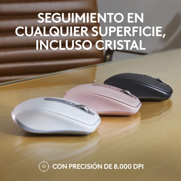Ratón LOGITECH MX Anywhere 3S RF/BT Negro (910-006929)