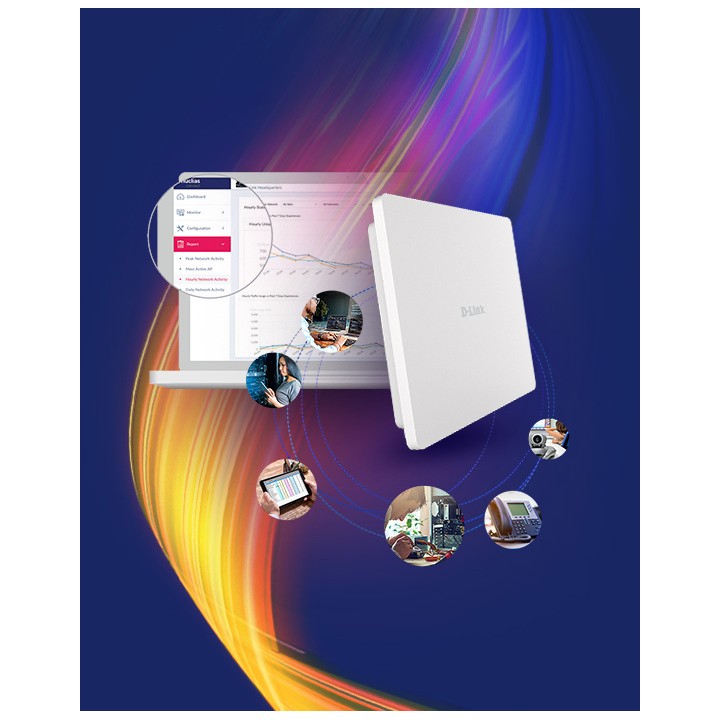 Pto Acceso D-Link AX3000 WiFi PoE Blanco (DAP-X3060OU)