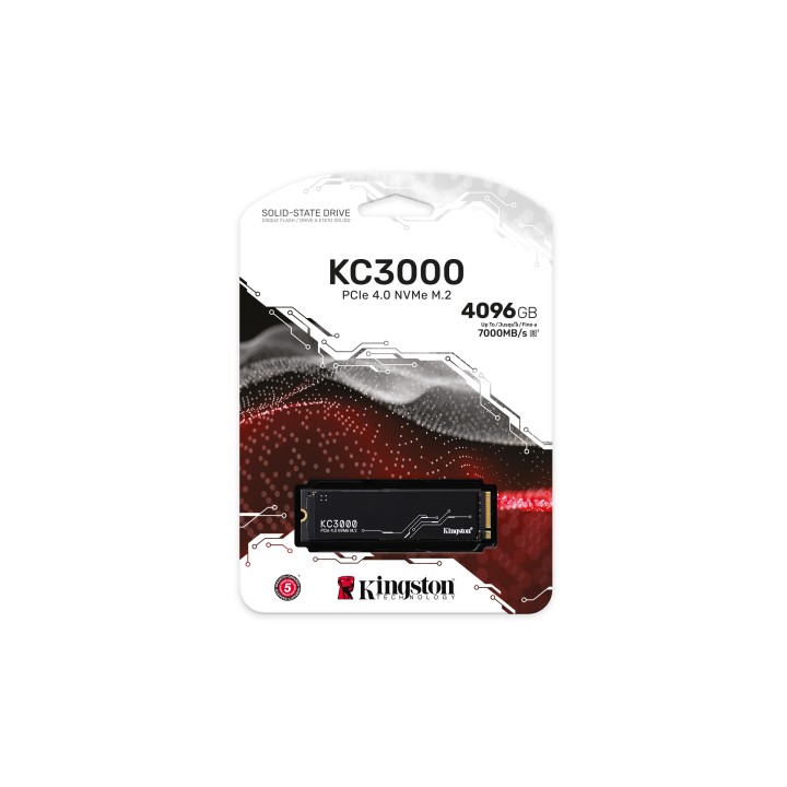 SSD Kingston KC3000 4Tb M.2 PCIe 4.0 (SKC3000D/4096G)