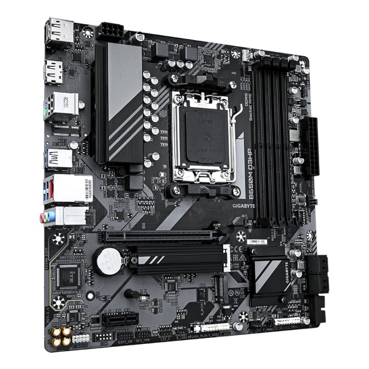 GIGABYTE B650M D3HP: (AM5) 4DDR5 SATA3 USB HDMI DP mATX