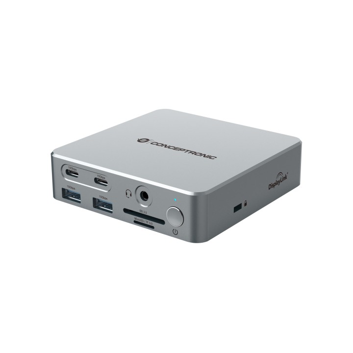 Dock CONCEPTRONIC USB-C a USB/HDMI/RJ45 Plata (DONN25G)