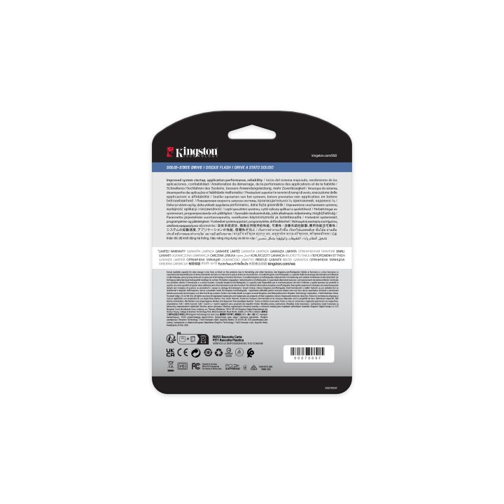 SSD Kingston 480Gb M.2 2280 NVMe 3D (SEDC2000BM8/480G)