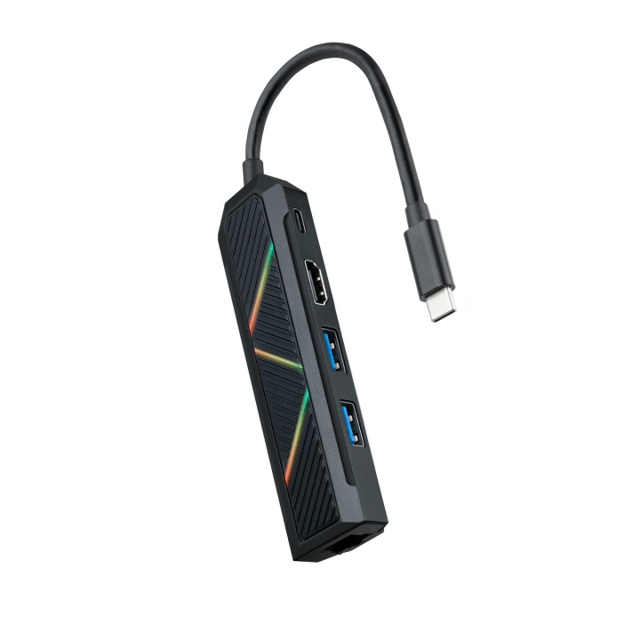 Hub Nanocable USB-C a USB-A USB-C HDMI RJ45(10.16.0501)
