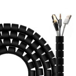 Organizador de Cables AISENS 25mm 2m Negro (A151-0604)