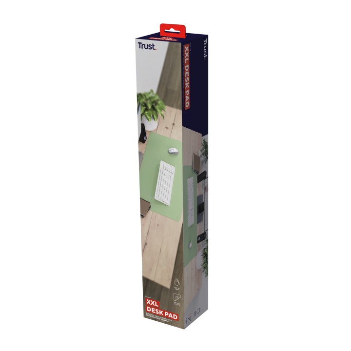 Alfombrilla Trust Benya XXL 90x43cm Verde (25481)