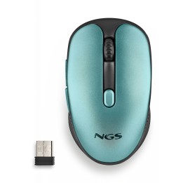 Ratón NGS Óptico RF 2.4GHz 1600dpi Azul (EVORUSTICE)