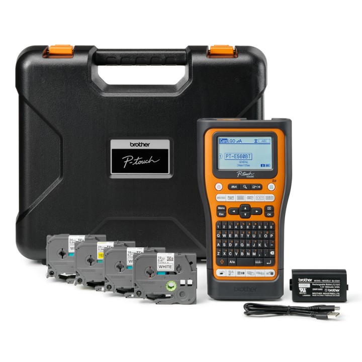Rotuladora Electrónica BROTHER USB/BT Negra(PT-E560BTS)