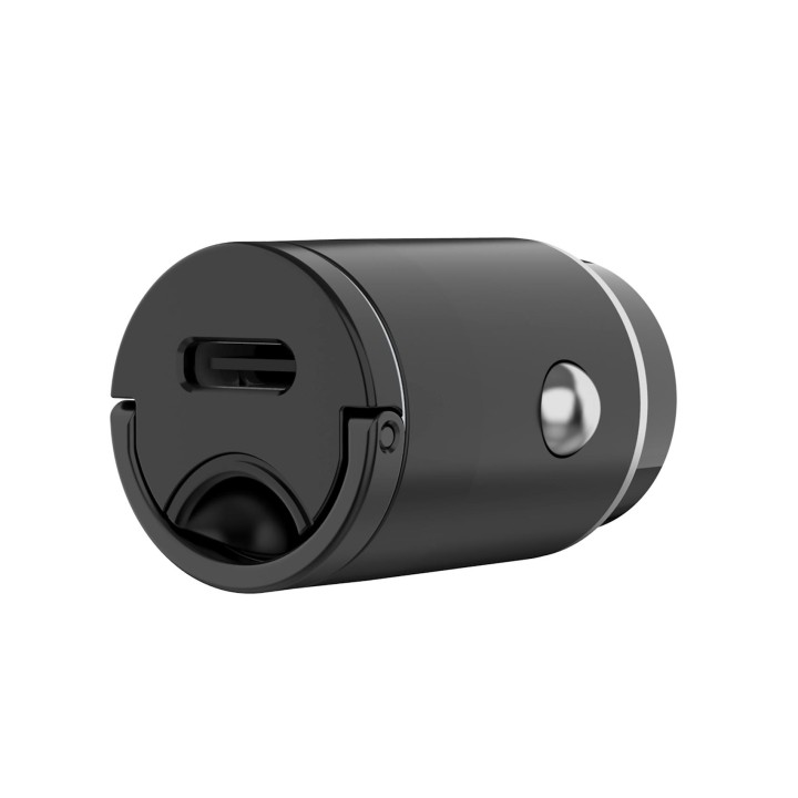 Mini Cargador de Coche CELLY 30W 1xUSB-C (CCMINIUSBCBK)