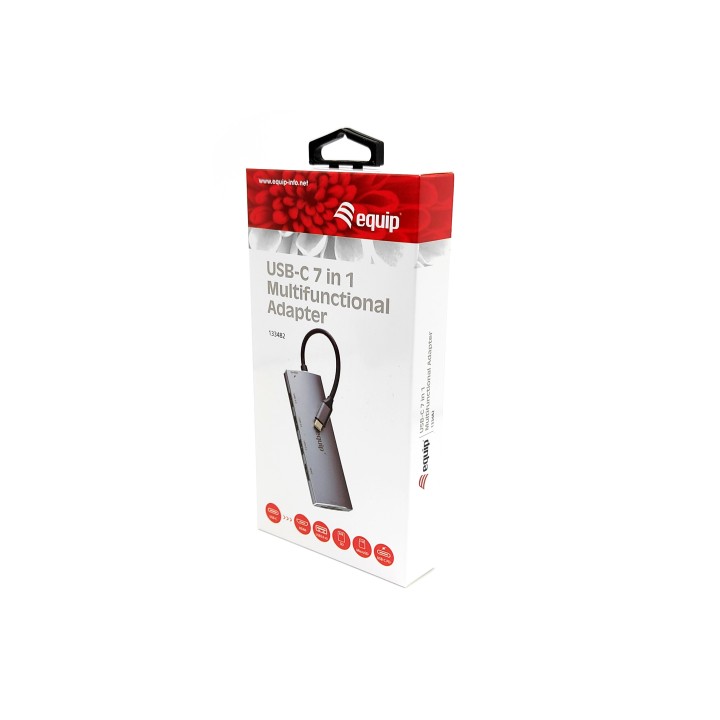 Docking EQUIP USB-C a USB-A/HDMI 100W Plata (EQ133482)