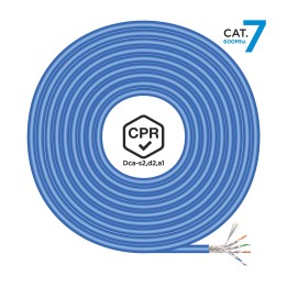 Cable Red AISENS RJ45 Cat7 S/FTP 100m Azul (A146-0664)
