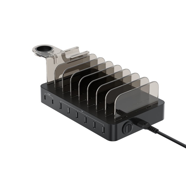Estación de Carga CONCEPTRONIC 75W 8P Negra (OZUL02B)