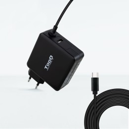 Cargador TooQ 65W USB-C PD 3.0 Negro (TQLC-USBC65PD)