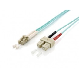 Fibra Óptica EQUIP SC/M a SC/M 10m Turquesa (EQ255316)