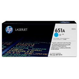 Toner HP LaserJet 651A Cian 16000 páginas (CE341A)