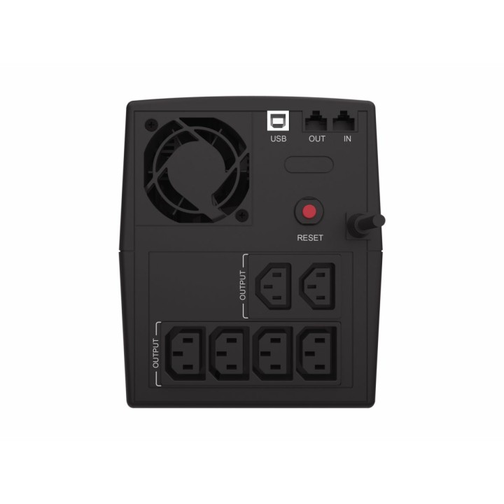 S.A.I. CONCEPTRONIC 1500VA 900W 6 Tomas Negra (ZEUS08E)