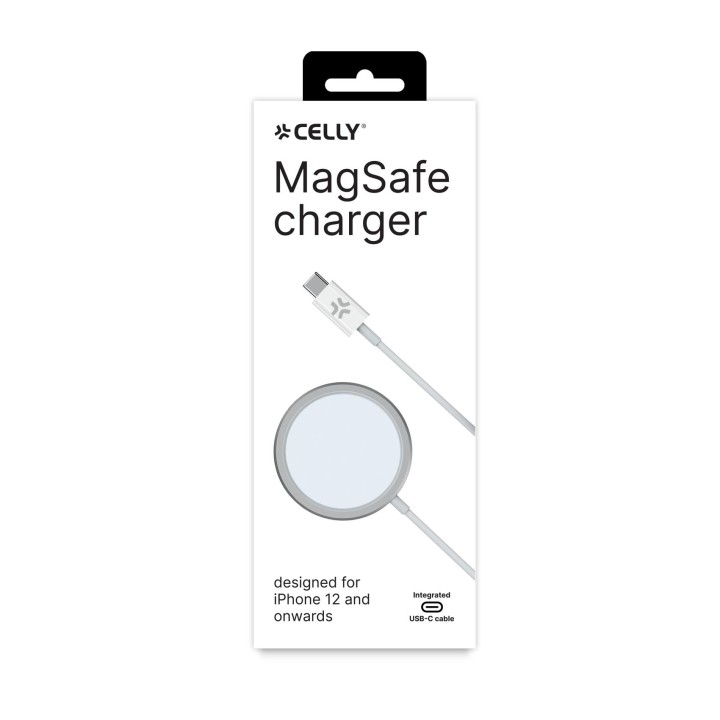 Cargador CELLY MagSafe 15W USB-C Blanco (MAGCHARGEPRO)