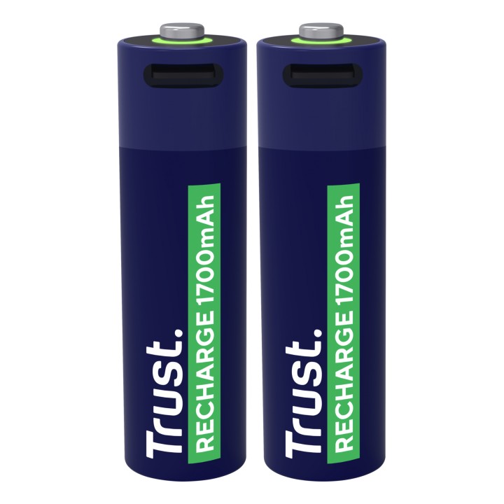 Pilas Trust Recargables AA 2 Unidades (25584)