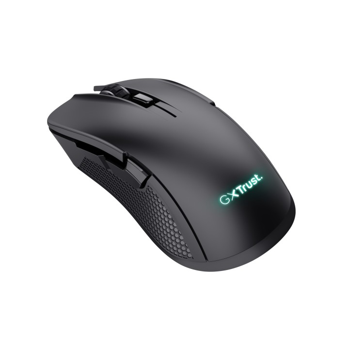Ratón Gaming Trust GXT 931 Ybar Láser BT Negro (25330)