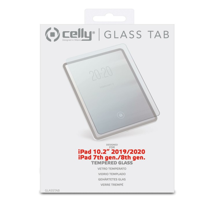 Protector de Pantalla CELLY 10.2" Apple (GLASSTAB01)