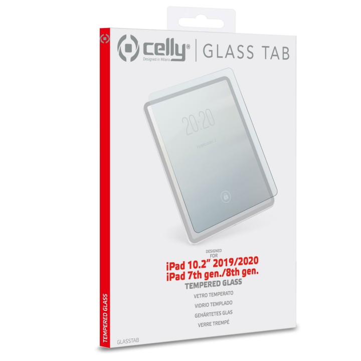 Protector de Pantalla CELLY 10.2" Apple (GLASSTAB01)